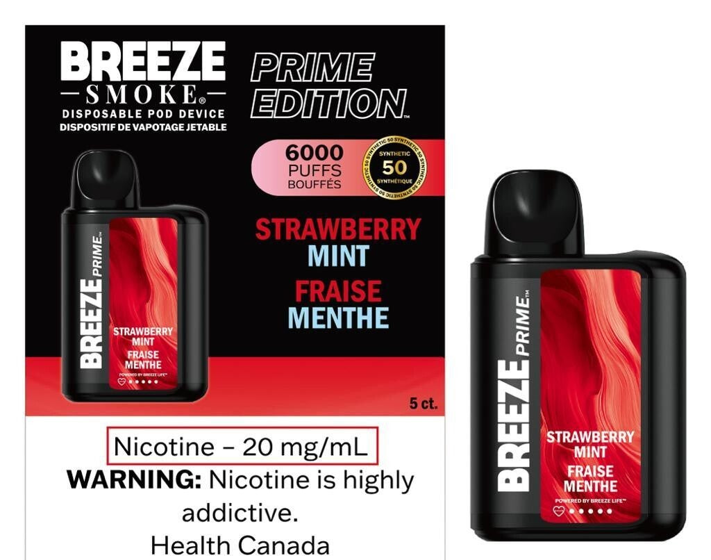 Breeze Prime 6K (ONTARIO) - GTA Vapes Breeze Prime 6K (ONTARIO) - GTA Vapes