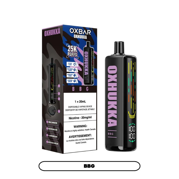 Oxbar Oxhukka - 25K Disposable (ONTARIO)