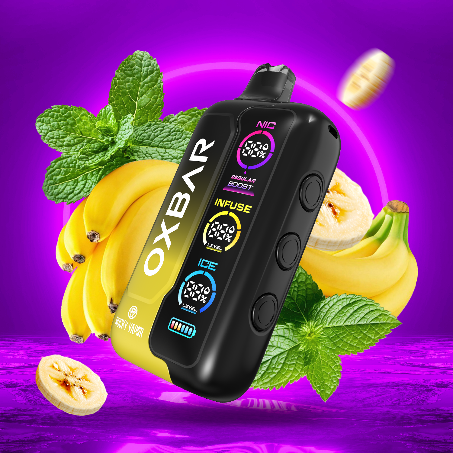 Rocky Vapor Oxbar Tri Fusion 60K Disposable (ONTARIO)
