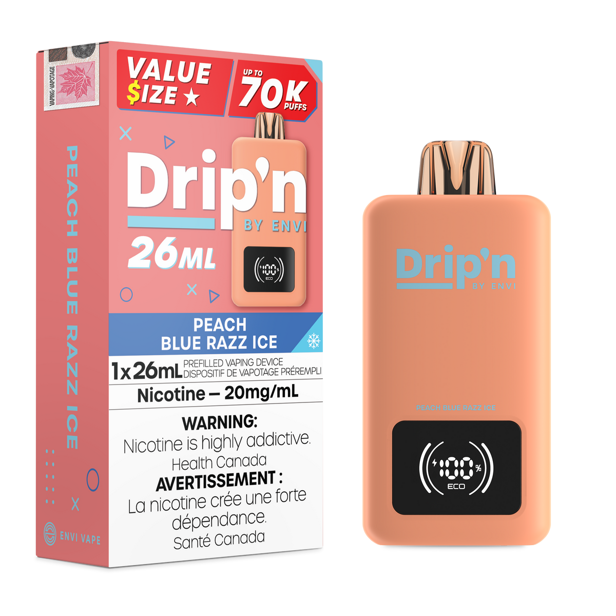 Drip&#39;n 26ML - 70k Disposable (ON)