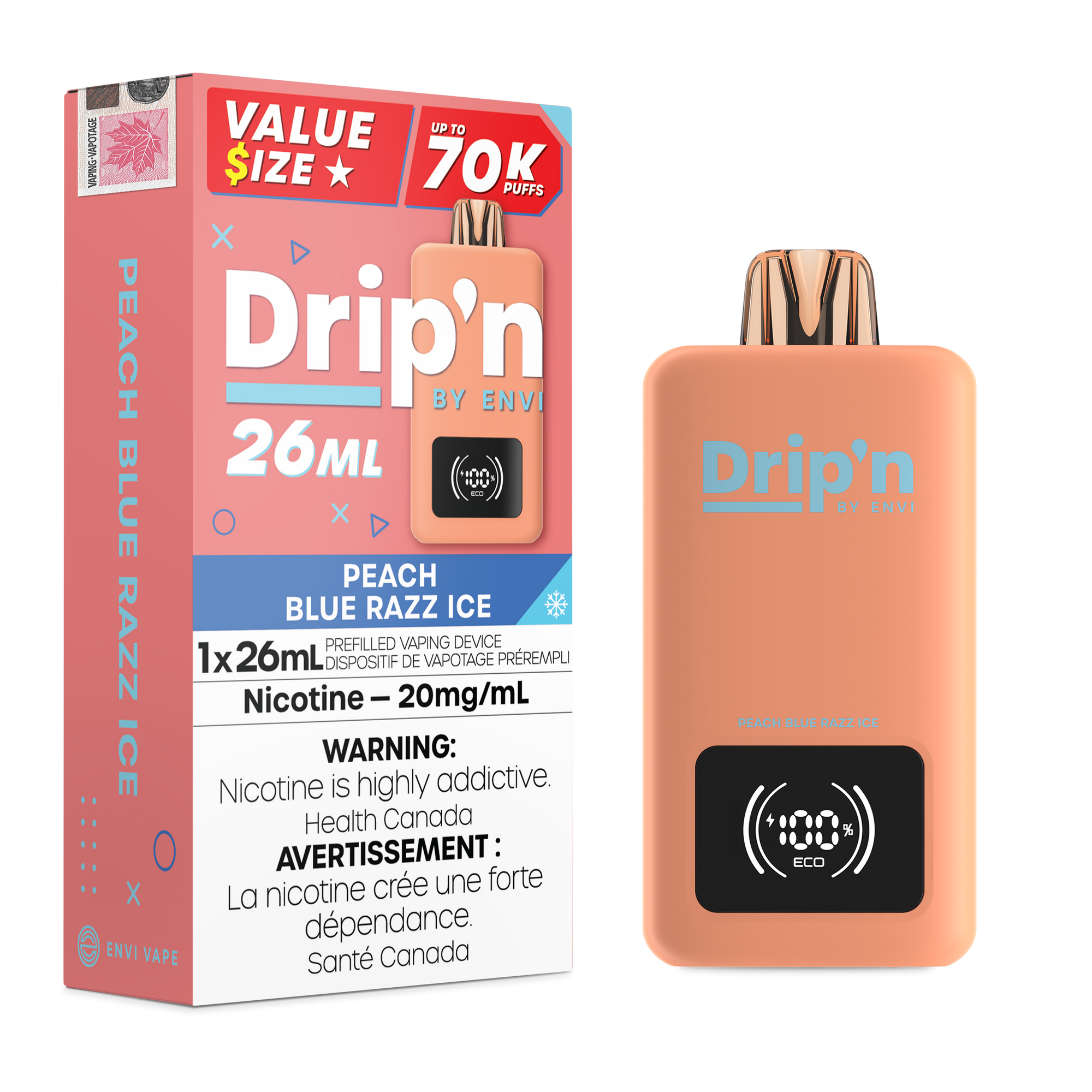 Drip'n 26ML - 70k Disposable (ON)