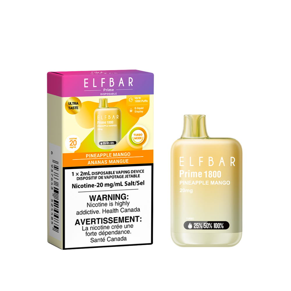 ELF Bar Prime 1800 Disposable Vape (ONTARIO)