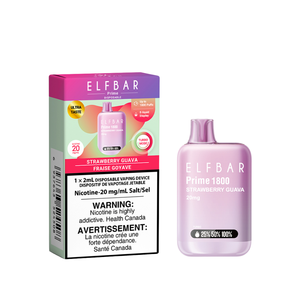 ELF Bar Prime 1800 Disposable Vape (ONTARIO)