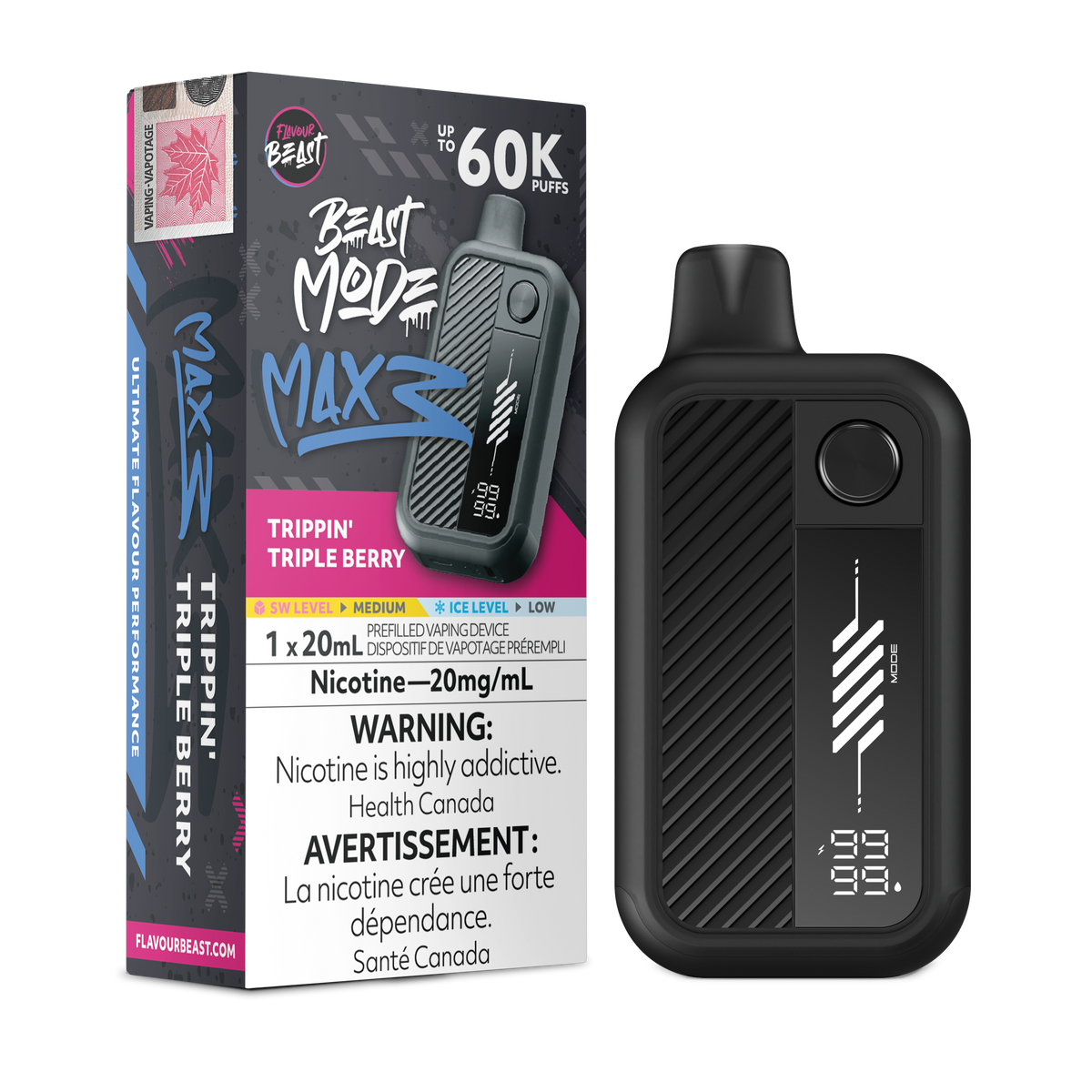 Flavour Beast BEASTMODE MAX3 - 60K (ONTARIO)