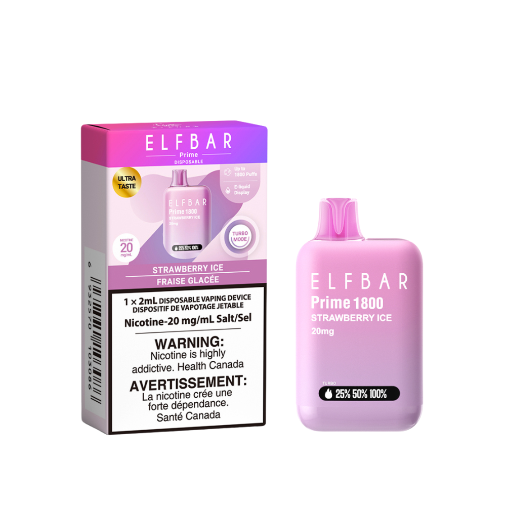 ELF Bar Prime 1800 Disposable Vape (ONTARIO)