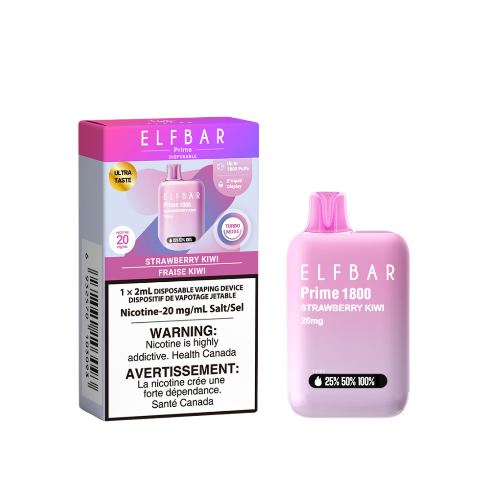 ELF Bar Prime 1800 Disposable Vape (ONTARIO)