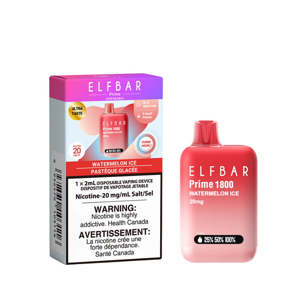 ELF Bar Prime 1800 Disposable Vape (ONTARIO)