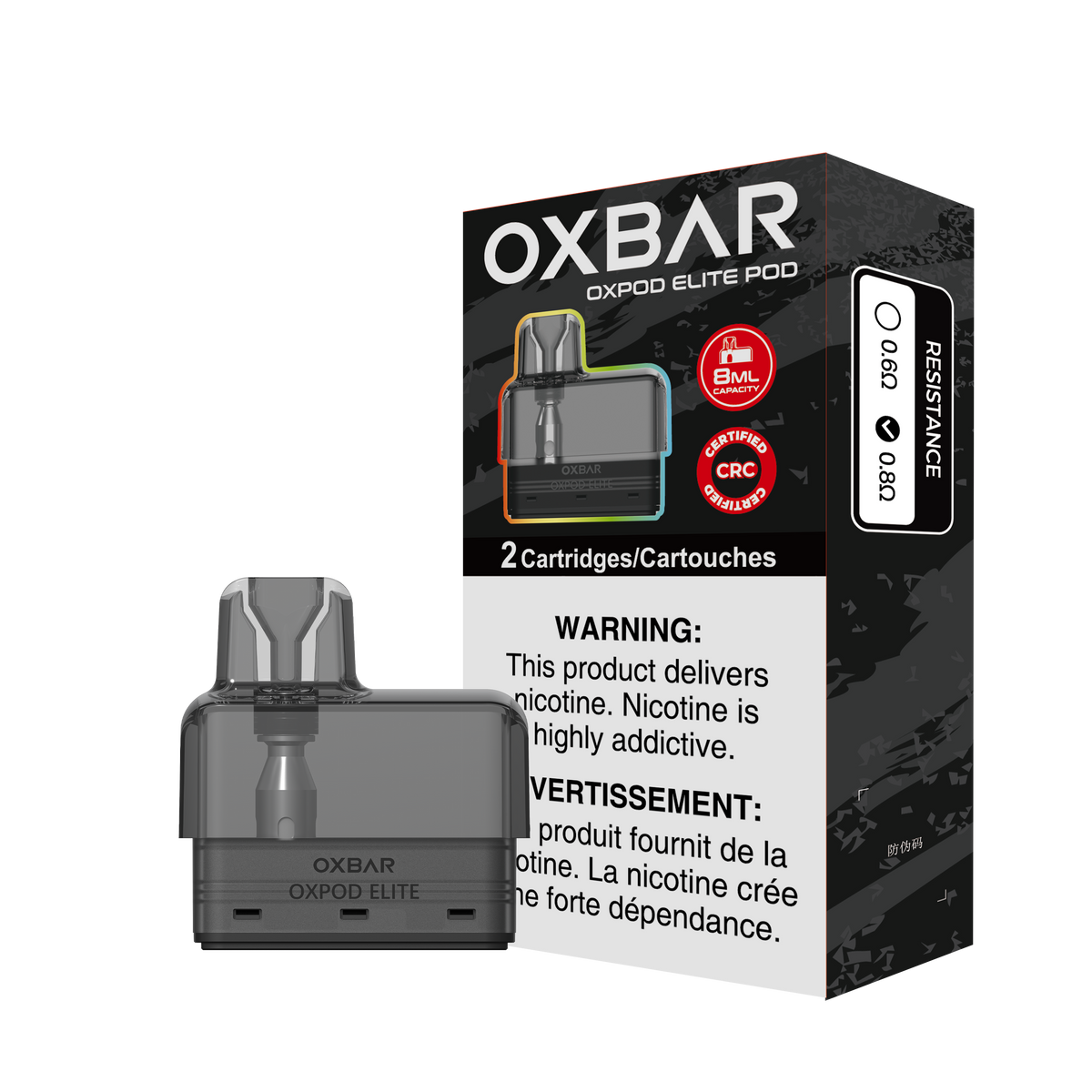 Oxbar Oxpod Elite Replacement Pod [CRC] - 2 pack