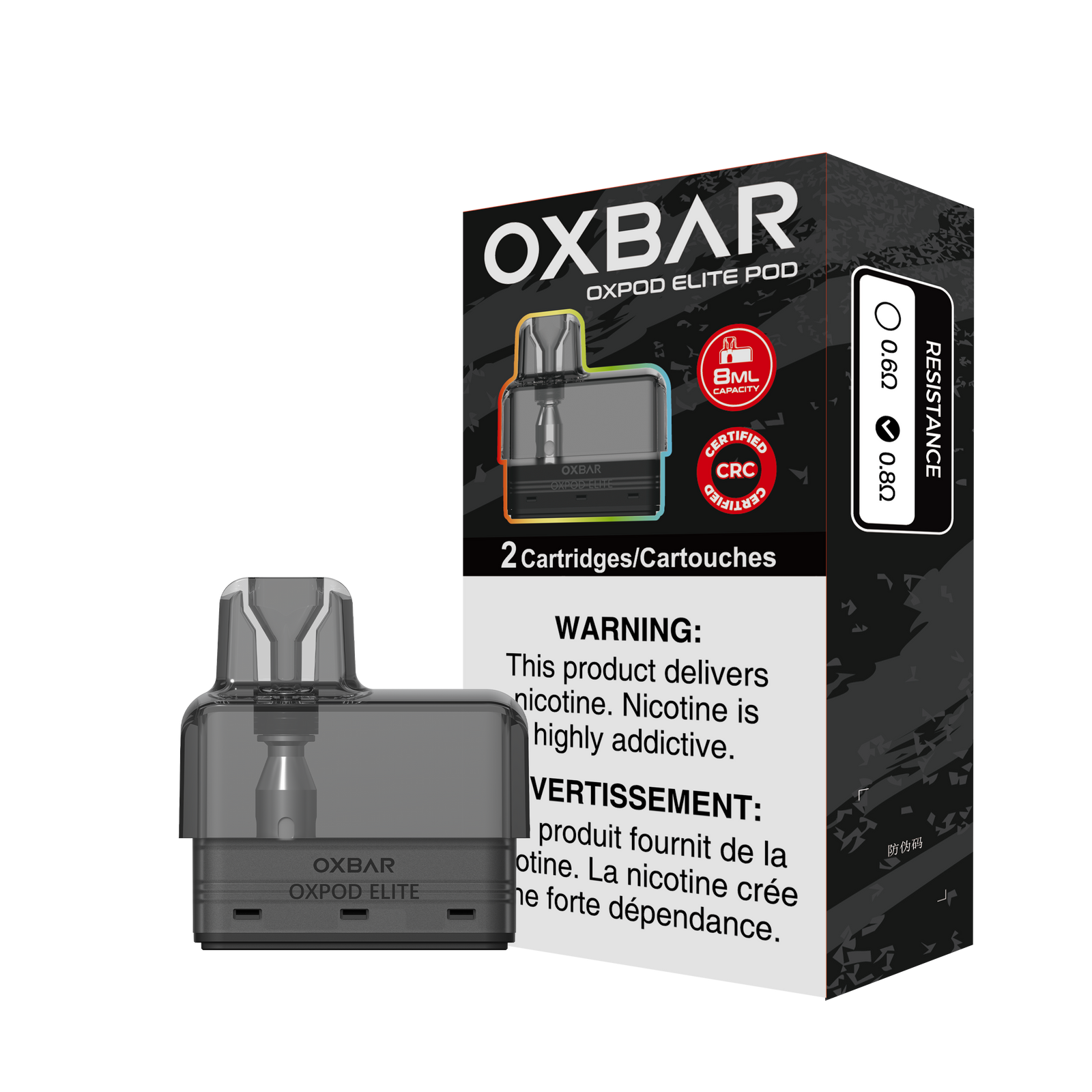Oxbar Oxpod Elite Replacement Pod [CRC] - 2 pack