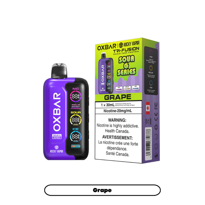 Rocky Vapor Oxbar Tri Fusion 60K Disposable (ONTARIO)