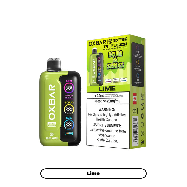 Rocky Vapor Oxbar Tri Fusion 60K Disposable (ONTARIO)