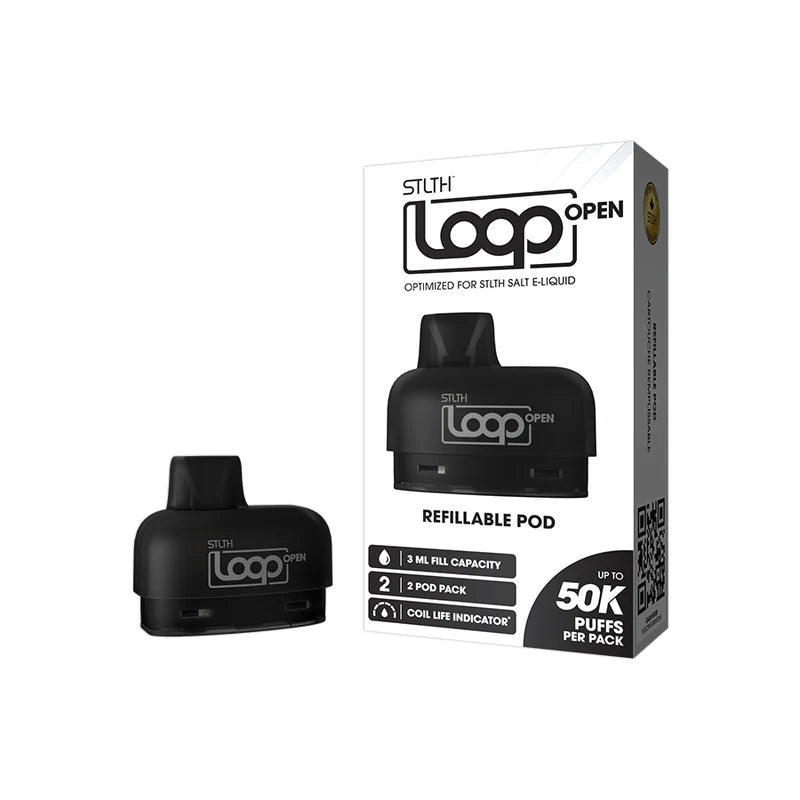 STLTH LOOP OPEN REPLACEMENT POD 2 PACK [CRC]