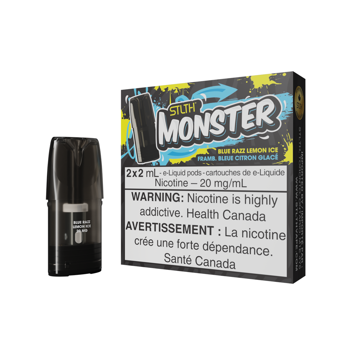 STLTH MONSTER POD 2PCS/PACK (ONTARIO)
