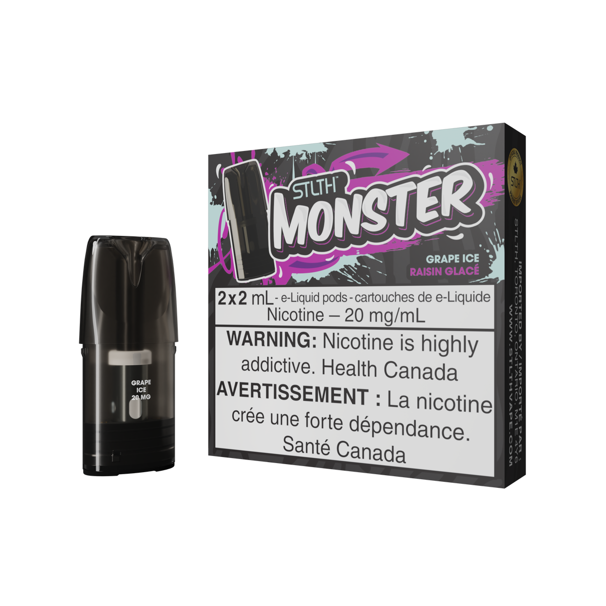 STLTH MONSTER POD 2PCS/PACK (ONTARIO)