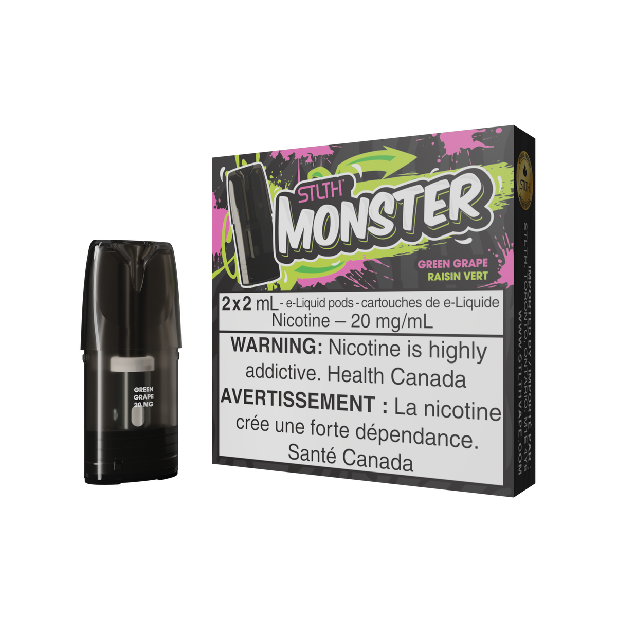 STLTH MONSTER POD 2PCS/PACK (ONTARIO)