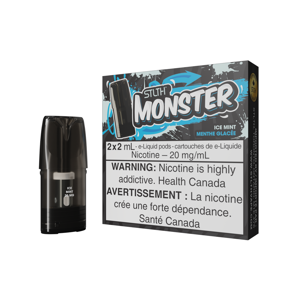 STLTH MONSTER POD 2PCS/PACK (ONTARIO)