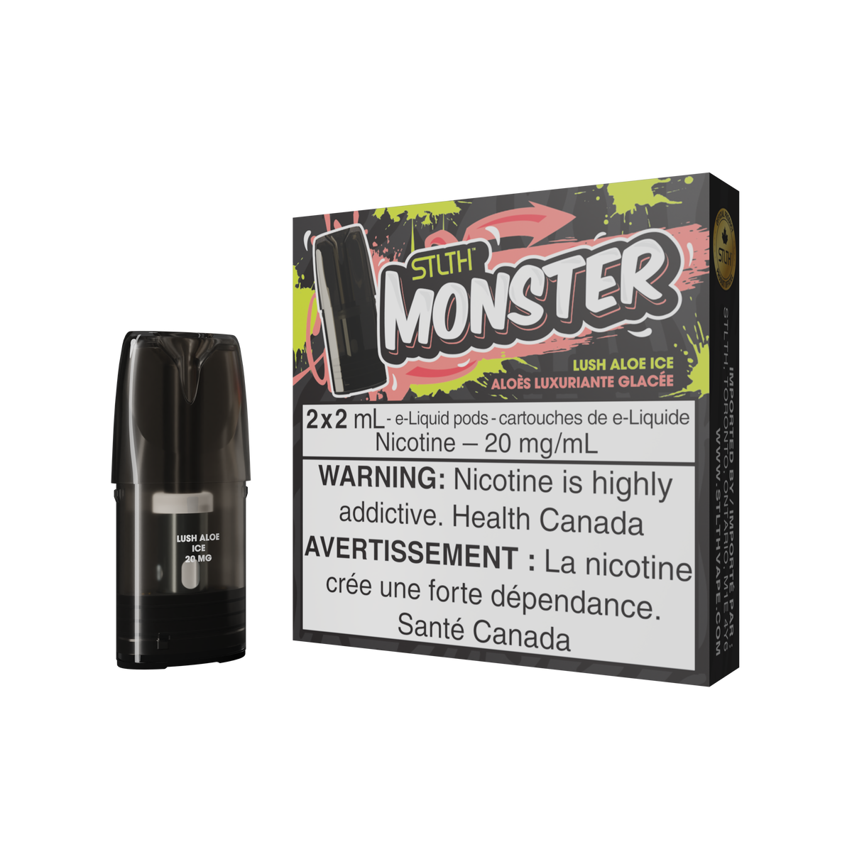 STLTH MONSTER POD 2PCS/PACK (ONTARIO)