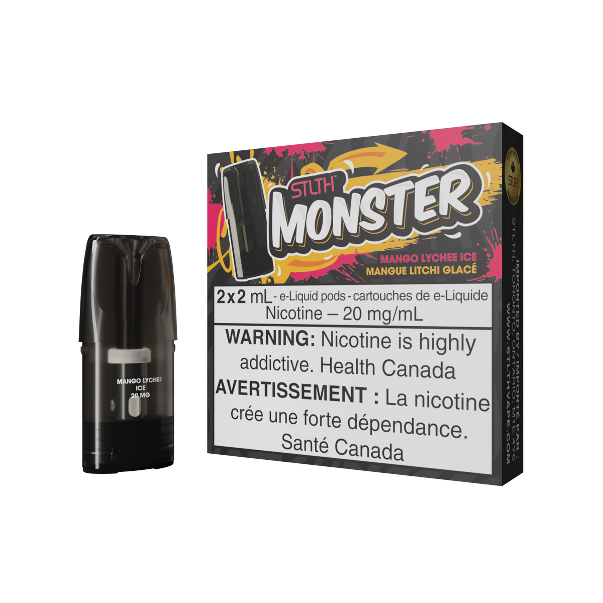 STLTH MONSTER POD 2PCS/PACK (ONTARIO)