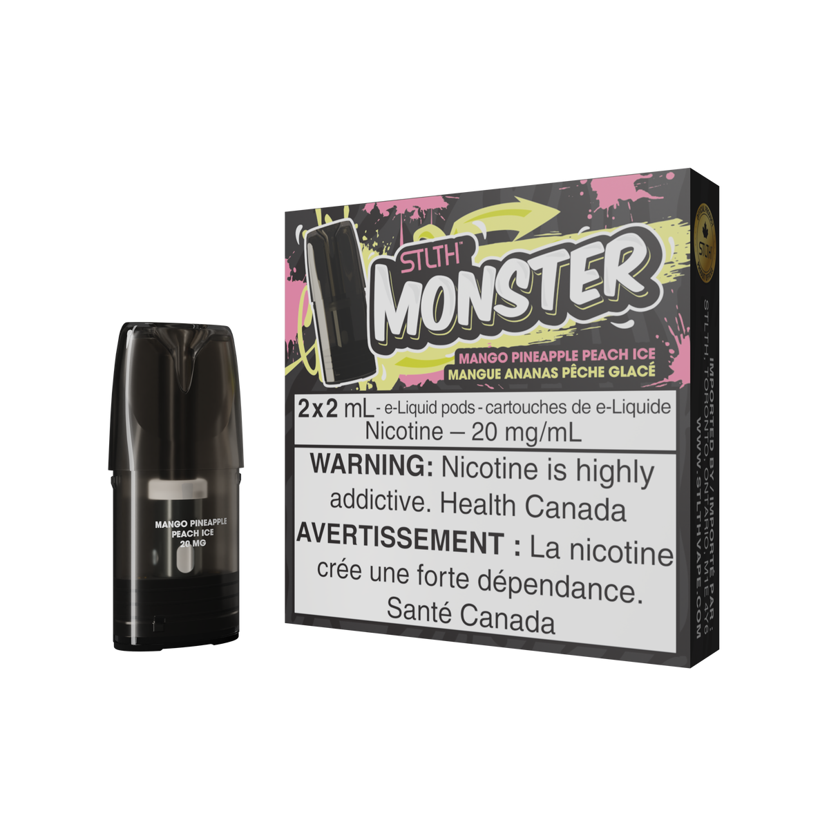STLTH MONSTER POD 2PCS/PACK (ONTARIO)