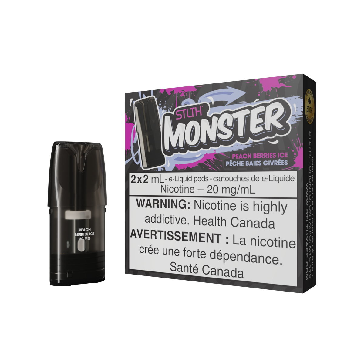 STLTH MONSTER POD 2PCS/PACK (ONTARIO)