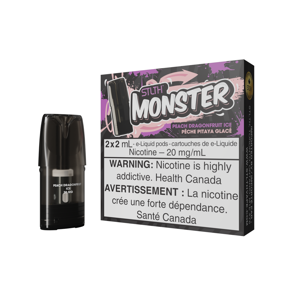 STLTH MONSTER POD 2PCS/PACK (ONTARIO)