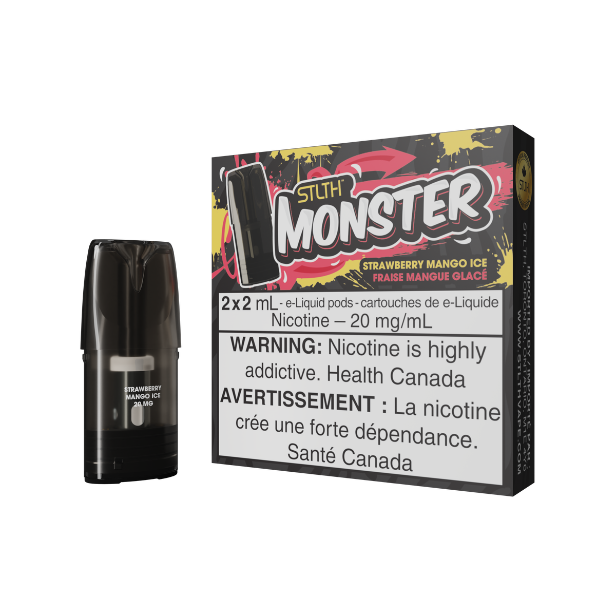 STLTH MONSTER POD 2PCS/PACK (ONTARIO)