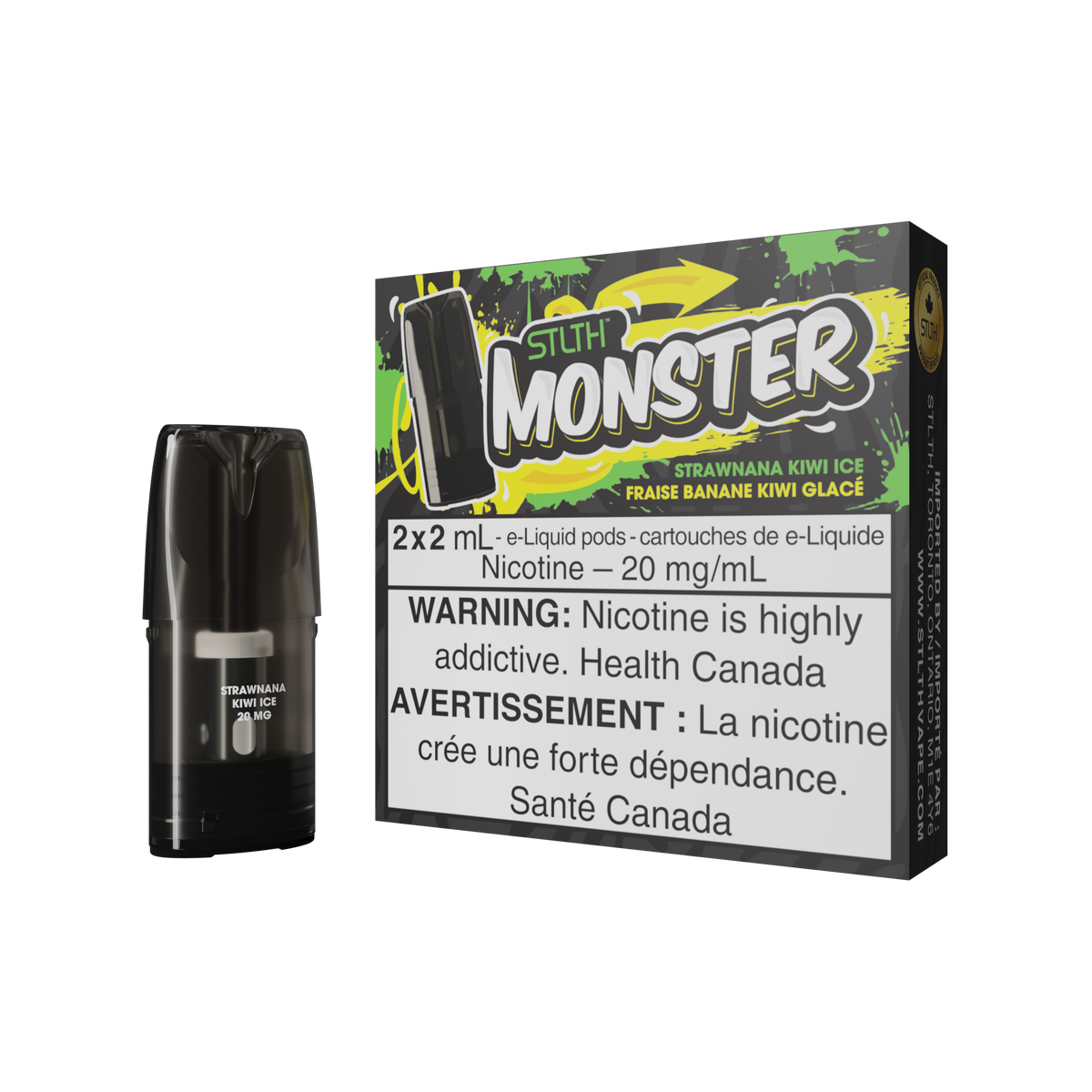 STLTH MONSTER POD 2PCS/PACK (ONTARIO)