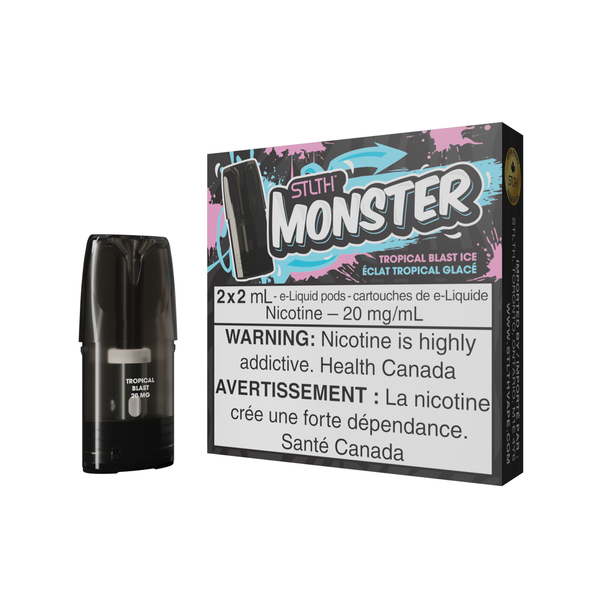 STLTH MONSTER POD 2PCS/PACK (ONTARIO)
