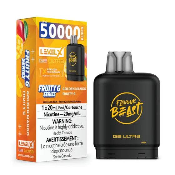 Level X G2 Ultra 50K Pod (Fruity G Series) - ONTARIO
