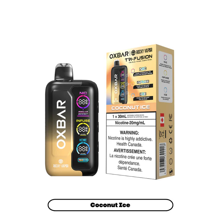 Rocky Vapor Oxbar Tri Fusion 60K Disposable (ONTARIO)