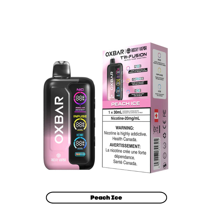 Rocky Vapor Oxbar Tri Fusion 60K Disposable (ONTARIO)