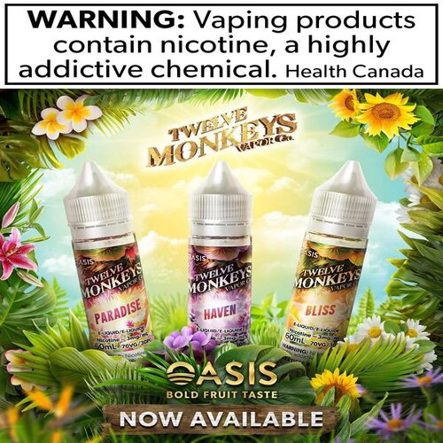 Twelve Monkeys Freebase - Oasis Series (60ML) Ontario